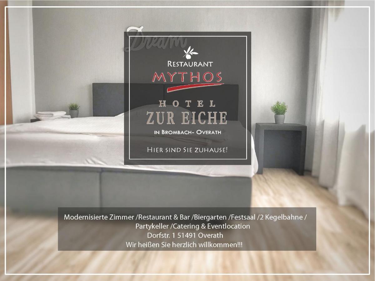 Zur Eiche Hotell Overath Exteriör bild